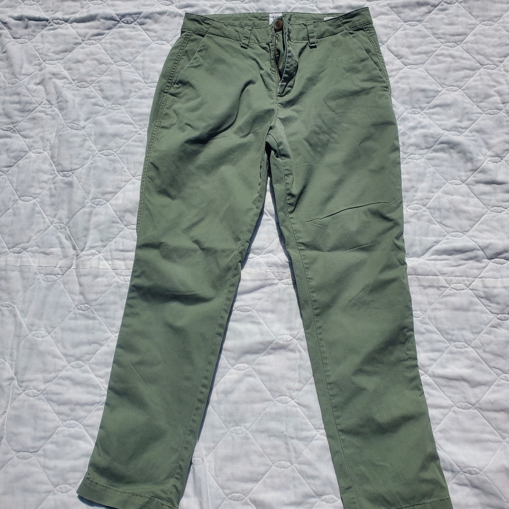 Olive Green Gap Girlfriend Khaki
